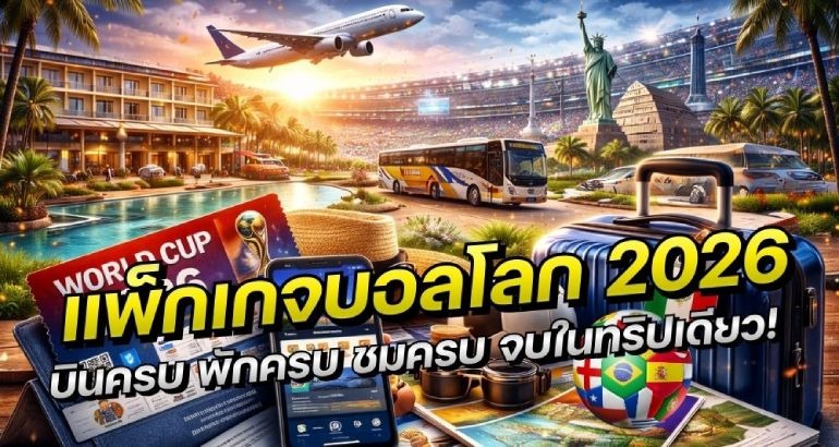 แพ็กเกจตั๋วเครื่องบินบอลโลก 2026